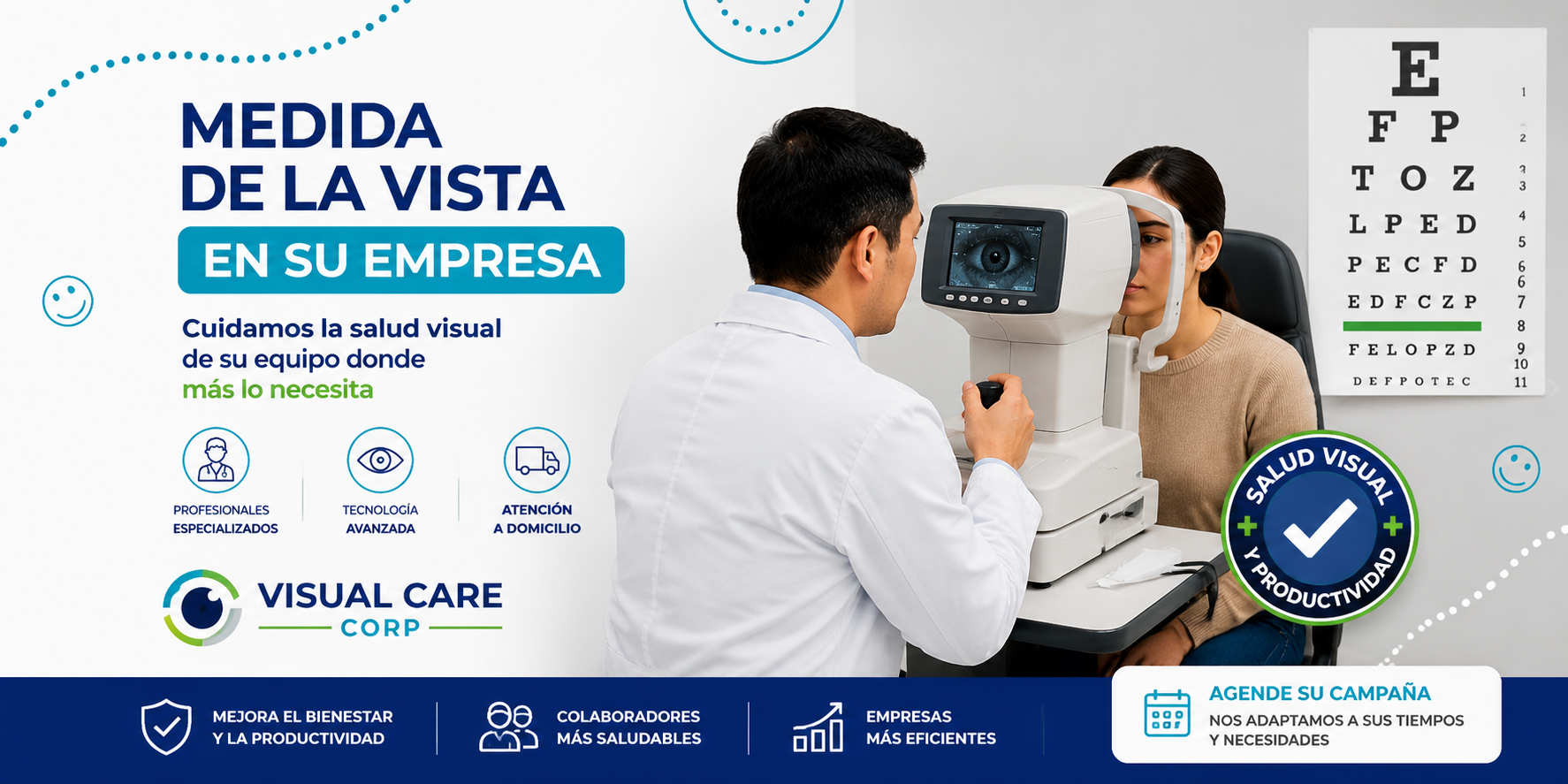 medida dela vista en su empresa